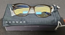 Gunnar Computer Glasses Womens Ingrid Cocoa Fade Crystal Amber