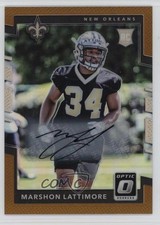 2017 Donruss Optic Rookies Bronze Auto Marshon Lattimore #136 Auto 1t1d