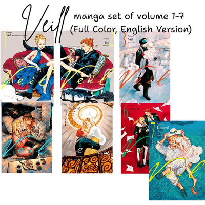 Veil Manga Set Volume 1-7 English Full Color Series Comic Books