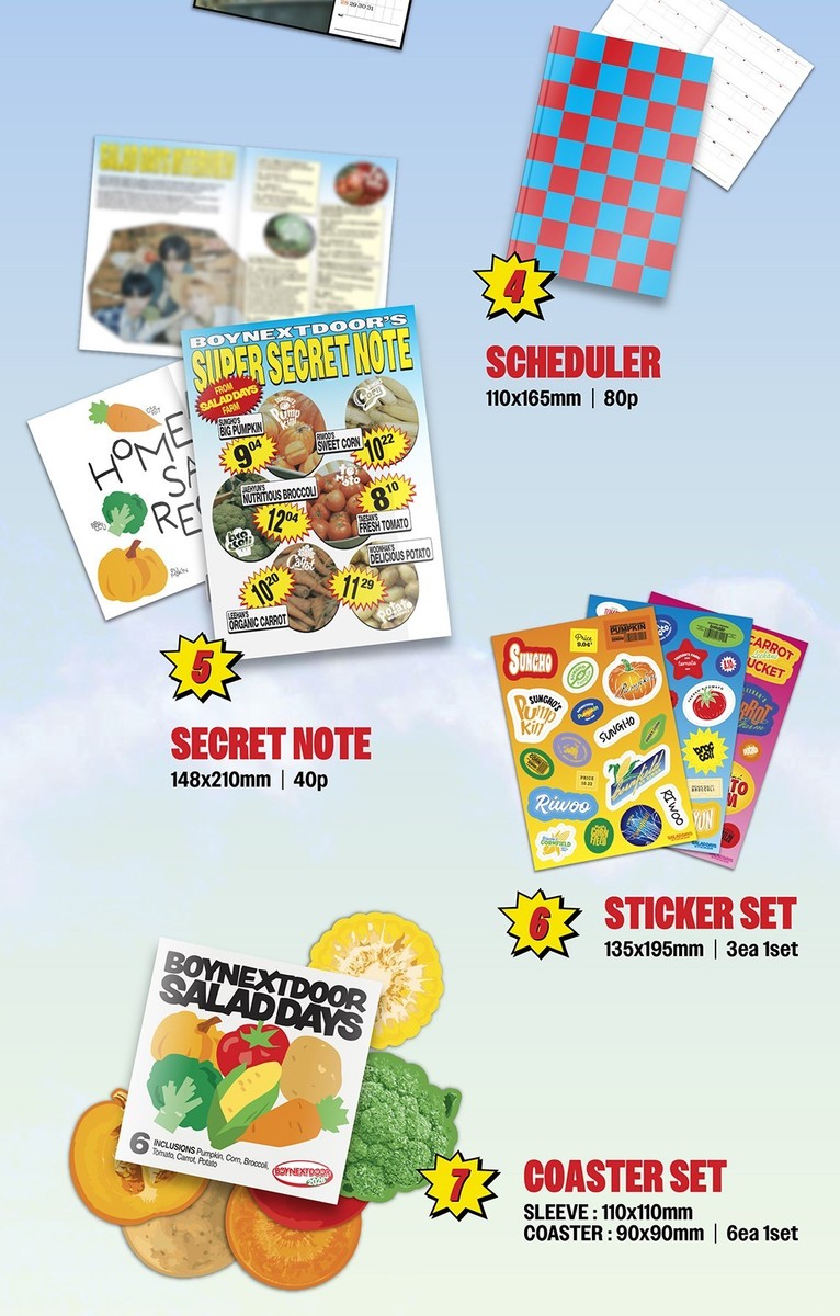 BOYNEXTDOOR 2026 SEASON'S GREETINGS SALAD DAYS /Full Package+WVS