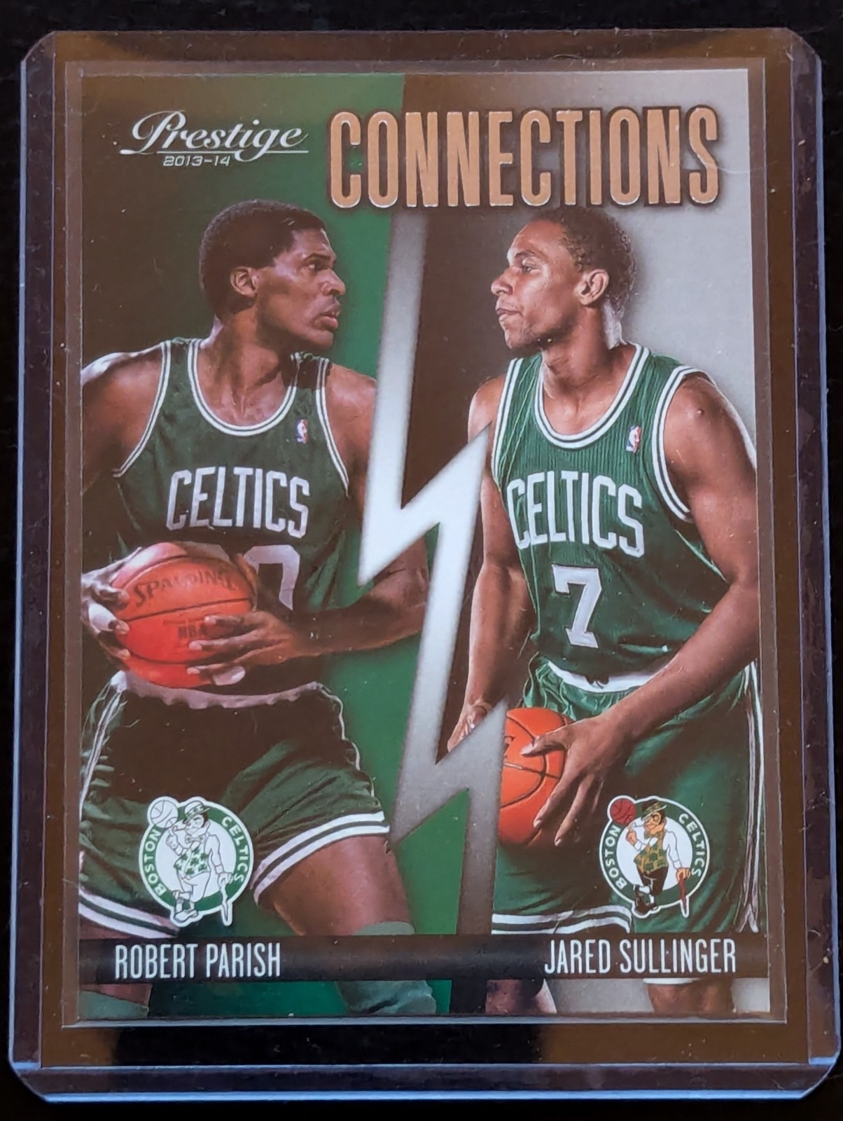 2013-14 Panini Prestige Connections Inserts #19 Robert Parish / Jared Sullinger