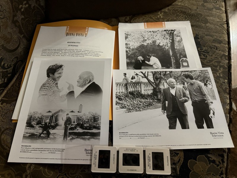 Roommates Press Kit Peter Falk D B Sweeney Film Slide Photo Still Julianne Moore