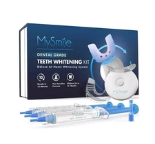 MySmile Teeth Whitening Gel Kit Teeth Whitener with LED Light Tray Non-Sensitive