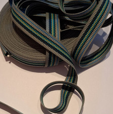 Około 12,50 metra stara taśma kapeluszowa / taśma rypsowa / taśma, paski, szerokość 15 mm