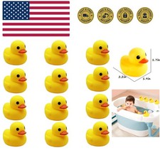 Yellow Rubber Ducks Preschool Bath Toys Bathtub Duckies Gift for Baby Shower ...