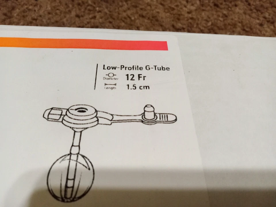 TUBO DE ALIMENTACIÓN DE GASTROSTOMÍA MICROKEY Tubo G de bajo perfil 12 Fr 1,5 cm CADUCADO Foto 2 de 4