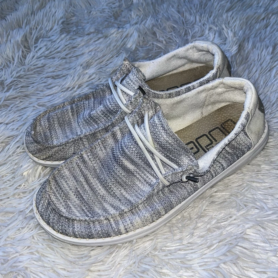 Hey Dude Wendy Sox 女式冰川灰色 7 码一脚蹬轻便舒适鞋 — 第 2/4 张图片