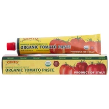 Cento Organic Double Concentrated Tomato Paste in a Tube 4.56 0z - Pack of 4
