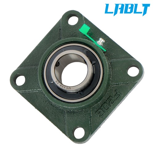 LABLT 6× UCF206-20 1-1/4" Bore Pillow Block Flange Bearing 4 Bolt Solid Base - Picture 4 of 12