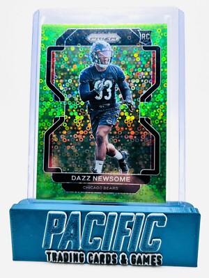 2021 Panini Prizm Football Dazz Newsome Lime Green Disco RC #2/5  - CHI BEARS