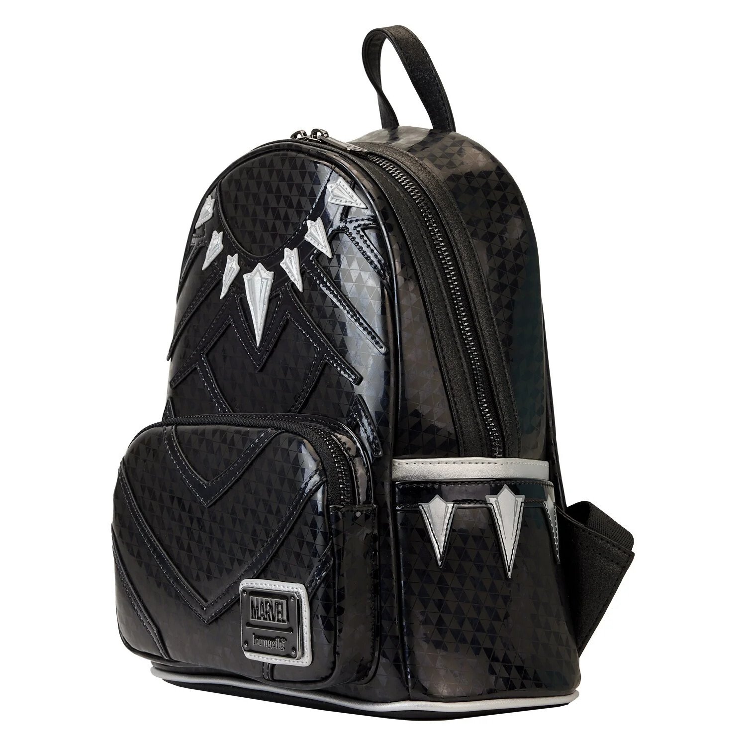 Loungefly Marvel Black Panther T’Challa Metallic Cosplay Mini Backpack & Wallet thumbnail 3