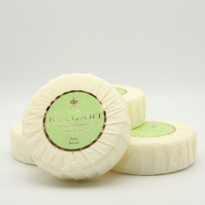 BVLGARI au thé Vert ( Green Tea ) Soap - 1.7oz / 50g Pack Of 4 NEW