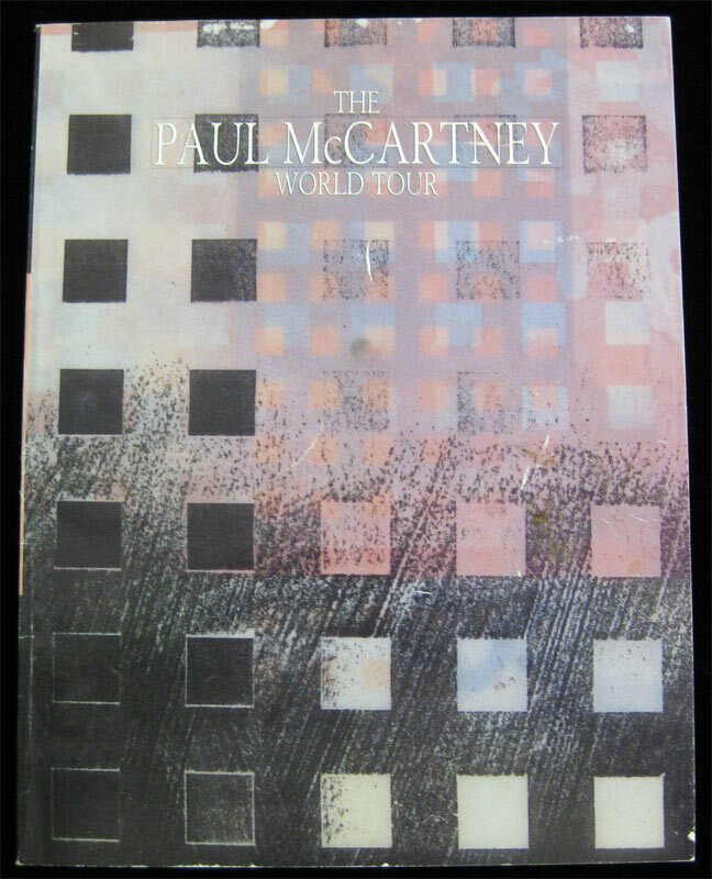 Paul McCartney ORIGINAL 1989 World Tour Program /Photo Book Live Concert  Beatles
