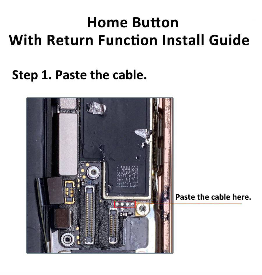 iPhone 8/8 Plus/SE 2020 Home Button Replacement with Return
