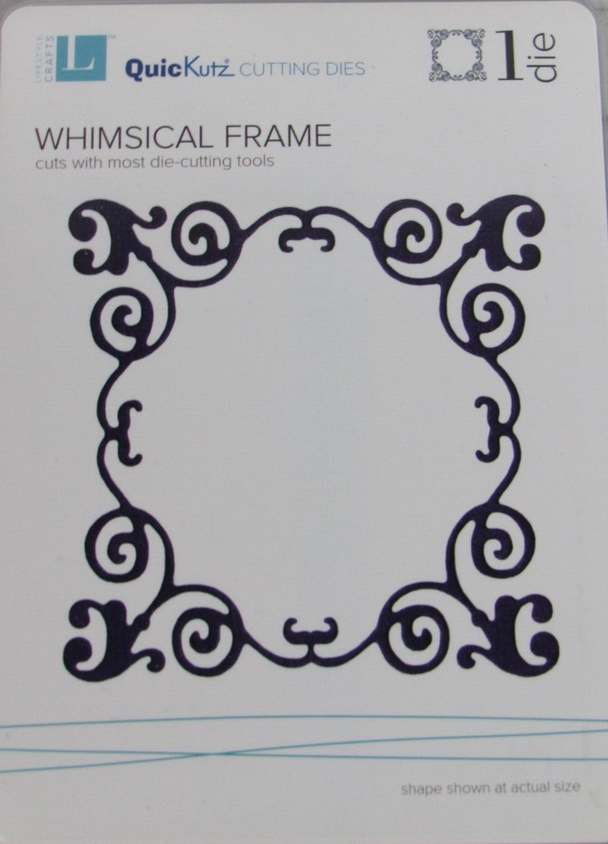 LIFESTYLE CRAFTS / QUICKUTZ WHIMSICAL FRAME DIE DR0312 for sale