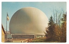Andover Maine ME Postcard Radome Earth Station