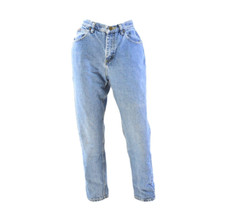 Vintage Lee Riders Tapered Leg Jeans For Women Western Yoke 8P Light Wash