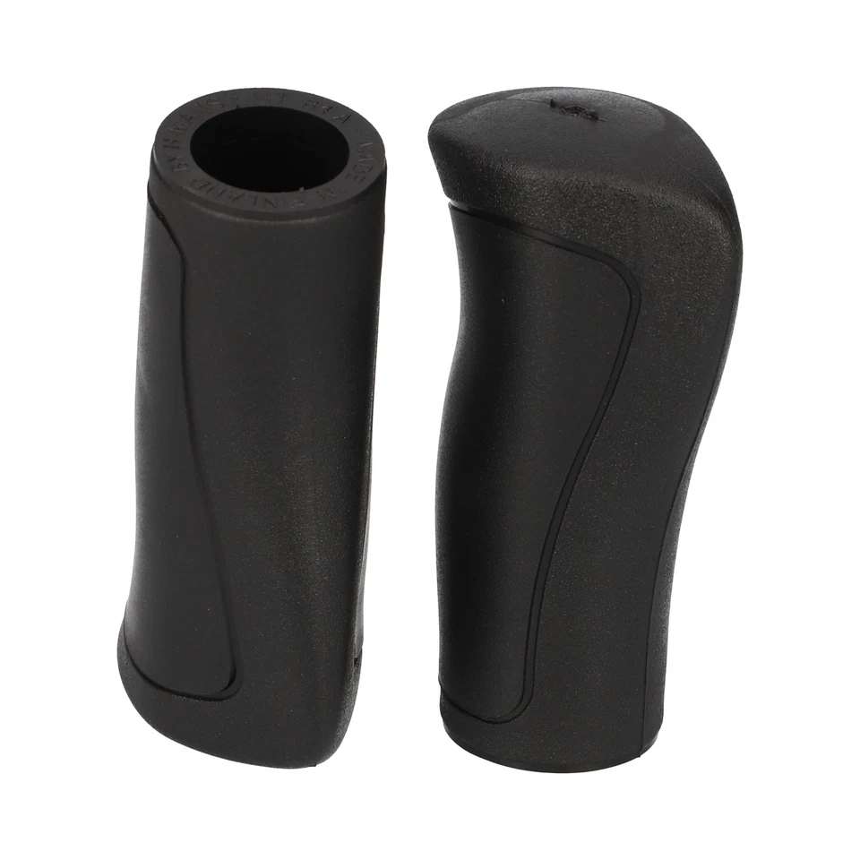 Fahrradgriffe 90 mm Ergo 84 schwarz Ergonomisch paar Dämpfend kindergriff Schalt - Bild 2 von 4