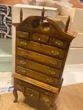 VTG CONCORD DOLLHOUSE MAGNIFICENT CHEST OF DRAWERS, DRESSER #6O20, NIB! WOW!!!