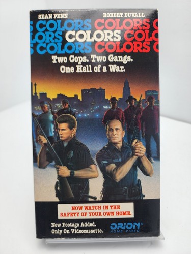 Colors Sean Penn Robert Duvall New Footage Added Tested&Working Orion Home Video