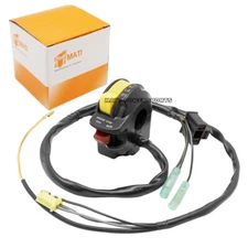 Left Handlebar Stop Kill Switch Headlight for 1987-1992 Suzuki LT250R QuadRacer