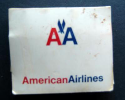 Vintage AMERICAN AIRLINES AA Advertising GOLF Ball TEES and MARKER in Folder