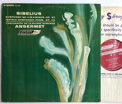 Ansermet - Sibelius Symphony No.4, Tapiola OSR CS 6387 ( Decca Grvd SXL 6095 )