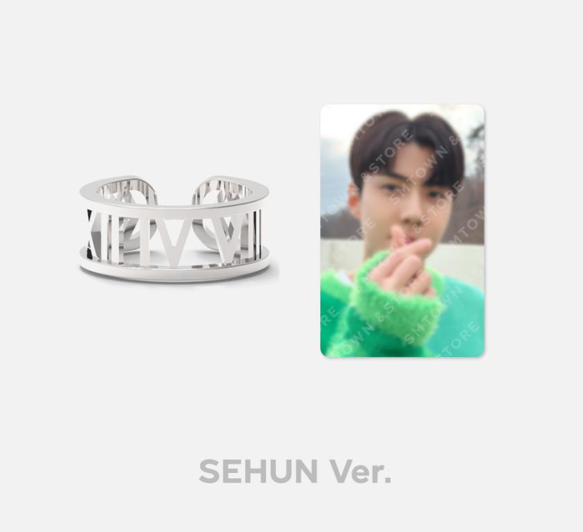 EXO 11th Anniversary OFFICIAL MD GOODS RING SET + PHOTOCARD