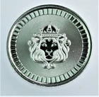 Scottsdale Mint 1/2 Oz Coin .999 Fine Silver Lion Head Omnia