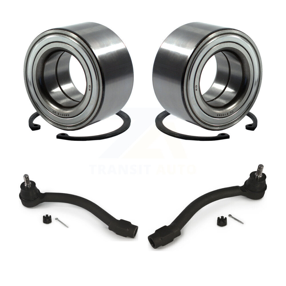 Hyundai Elantra GT Kia Soul Veloster EV Front Wheel Bearing Tie Rod End Kit