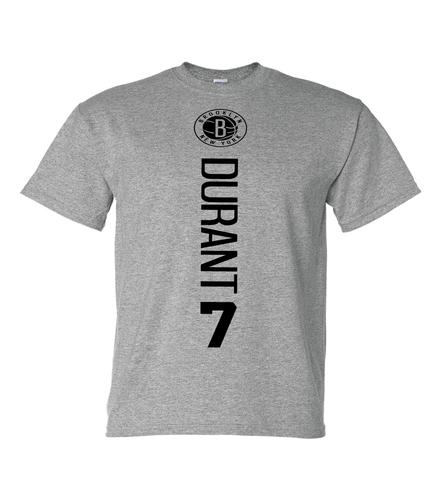 Brooklyn Nets Kevin Durant 7 Vertical T-Shirt - All Design Colors & Sizes S-5XL - Picture 4 of 25