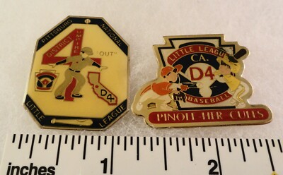 2 Little League Baseball PINs - CA D4 UMPIRE & Pinole - Hercules | eBay