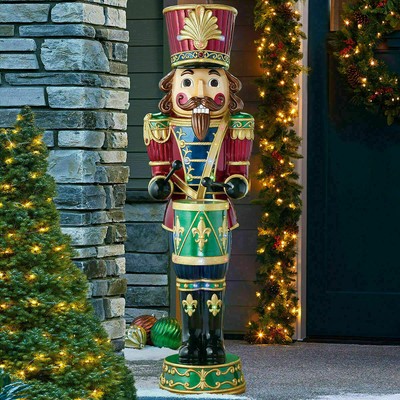 Indoor Outdoor Christmas 6ft 1 8m Musical Nutcracker With 34 Led