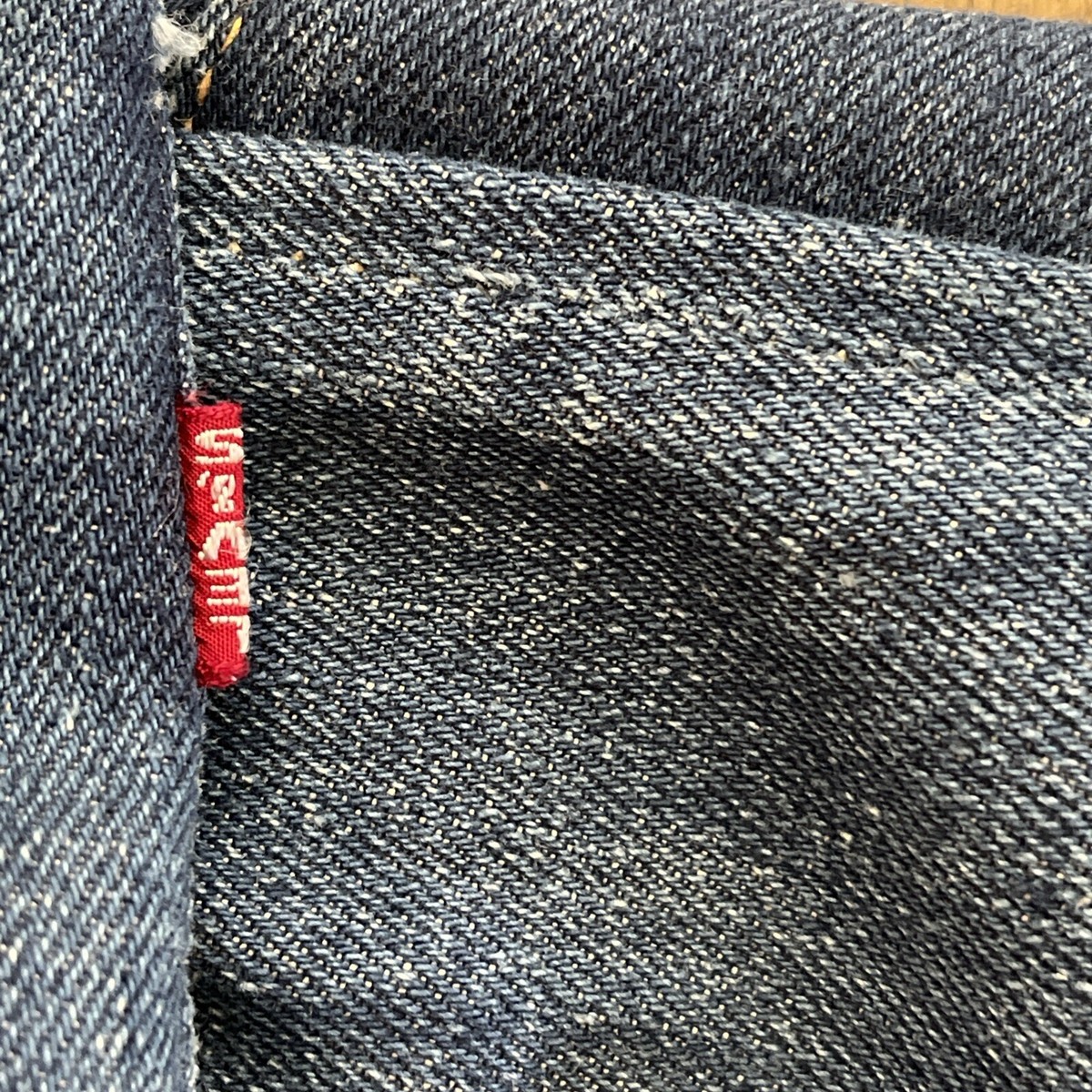 Levi Strauss Big E Vintage 50s 701XX Denim Blue Jeans CONMAR