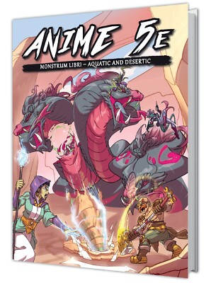 Anime 5E RPG Monstrum Libri Volume 2 Aquatic and Desertic - HC/EN - DYS606