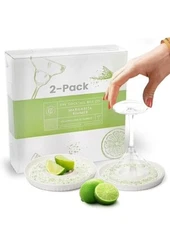 The Cocktail Box Co. Ceramic Margarita Salt Rimmer Set of 2 NEW