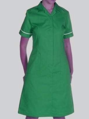 green emerald velvet dress A.B. Uniform main image 0