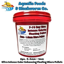 .5mm-1mm Ultra-Intense Color Enhancing Floating Pellets-Discus,Cichlids ALL Fish