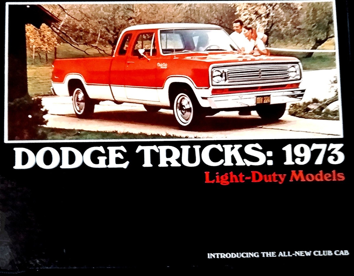 1973 Dodge Pickup Pickup Sales Brochure - Original - Uncirculated