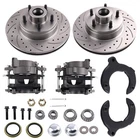 Front Disc Brake Kit for Ford Mustang II 1974-1978 11" Slotted Rotors 5 x 4.5"