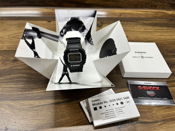 CASIO G SHOCK DW-5600DAILY21-1ER MODELO DE COLABORACIÓN F/F Box Rare Daily