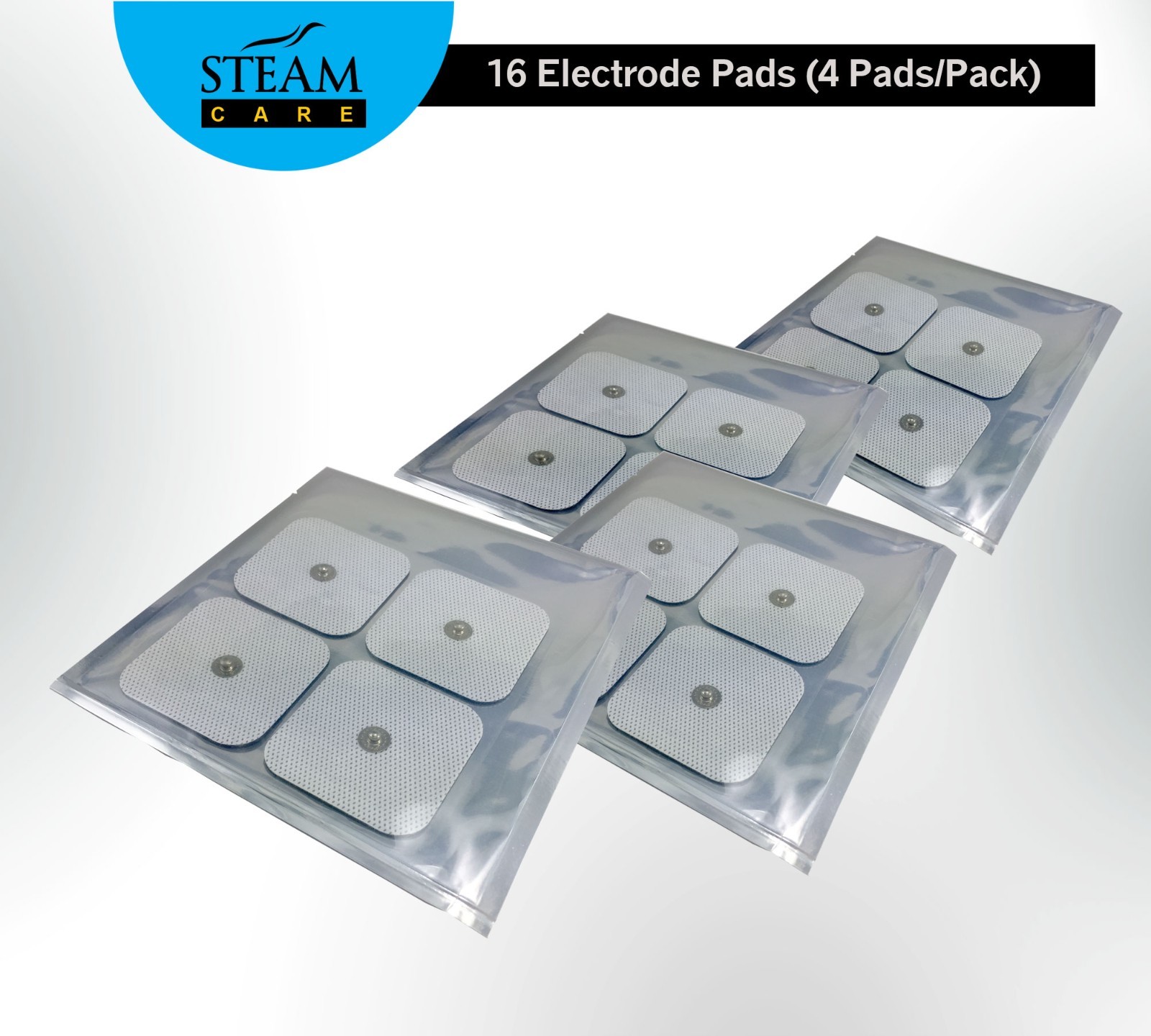 Snap-on Replacement Electrode for Tens EMS Massager with 16 Pads-image