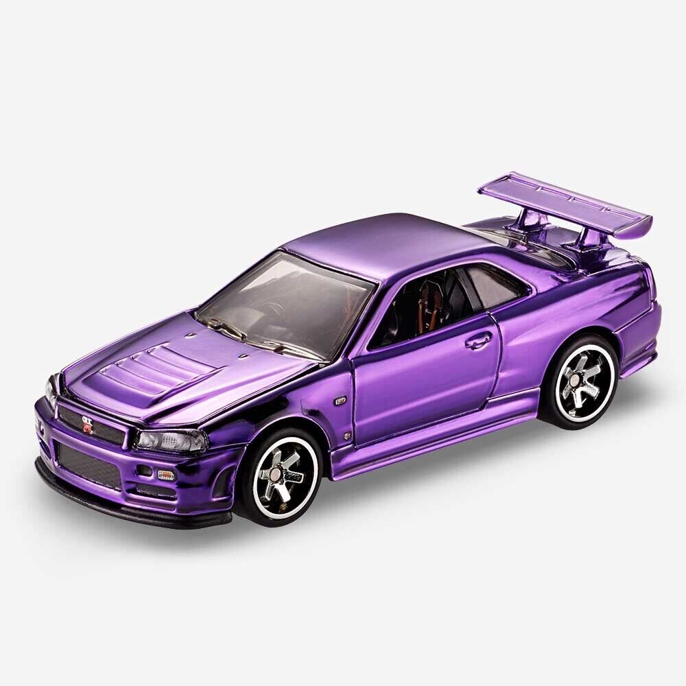 Hot Wheels RLC Nissan Skyline GT-R R34 Purple JDM 2020 Hot Wheels RLC Nissan Skyline GT-R R34 Purple JDM 2020