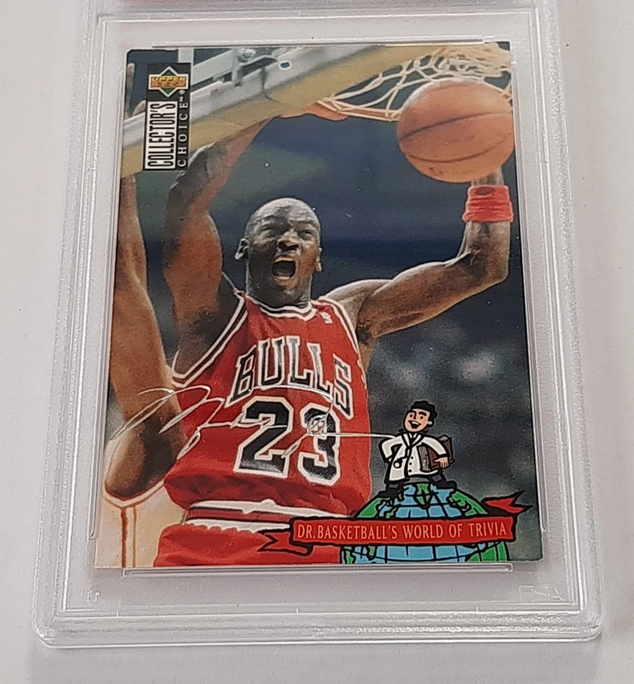 MICHAEL JORDAN SIGNATURE SILVER COLL. CHOICE UPPER DECK 1994 PSA #402 🔥🔥 - Immagine 4 di 4