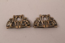 Beautiful Belt Buckle Art Nouveau Metal Rare To Get