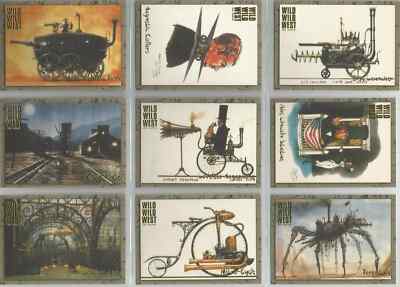 WILD WILD WEST  THE MOVIE  CONCEPT SKETCH  CARDS S1 TO S9   BY SKYBOX