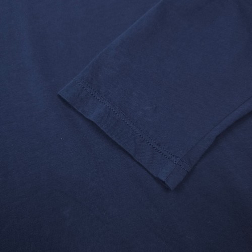Velvet by Graham & Spencer Alvero Blue Long Sleeve Henley T-Shirt Mens Small - Picture 5 of 8