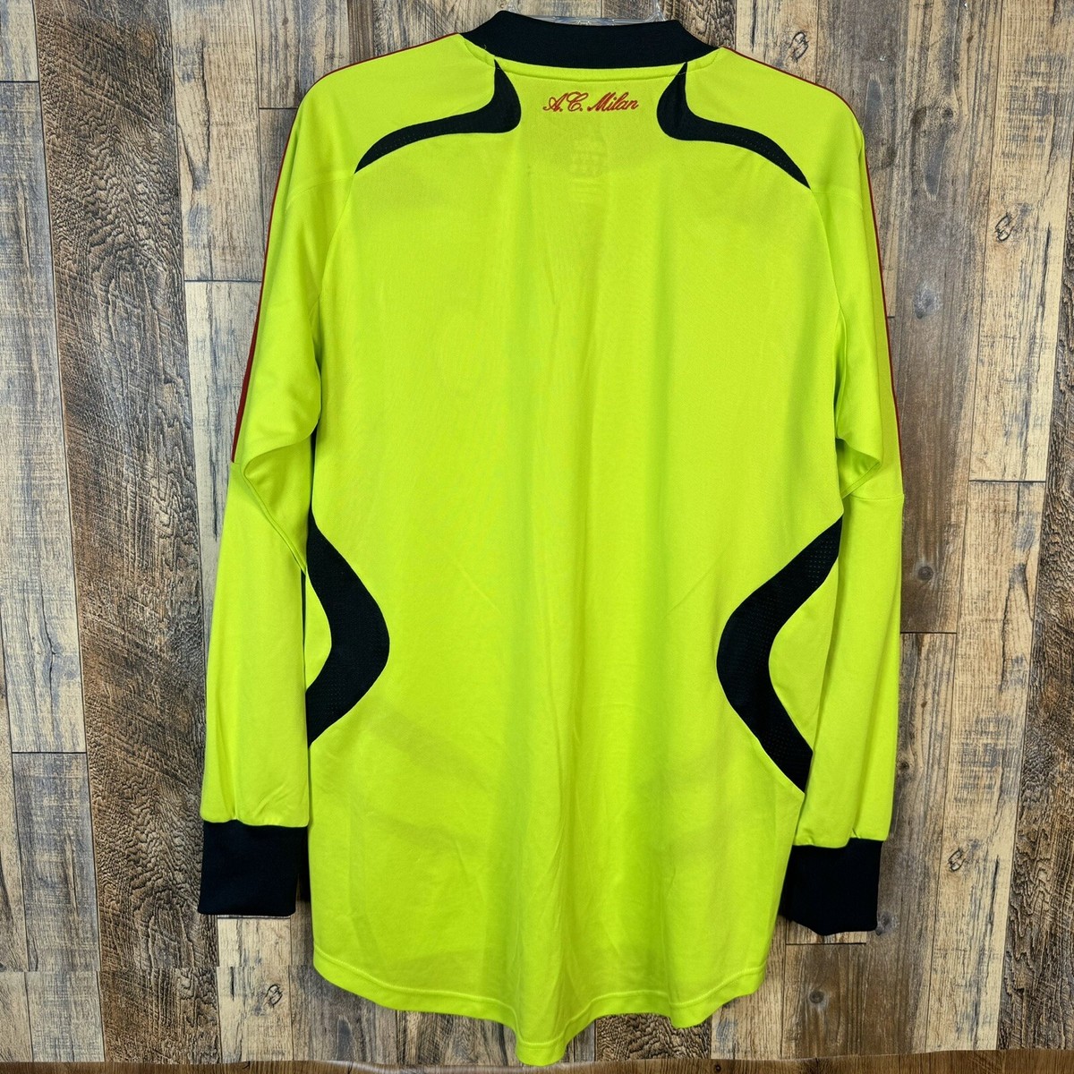 AC Milan 2007-08 Home GK Soccer Long Sleeve Jersey Adidas