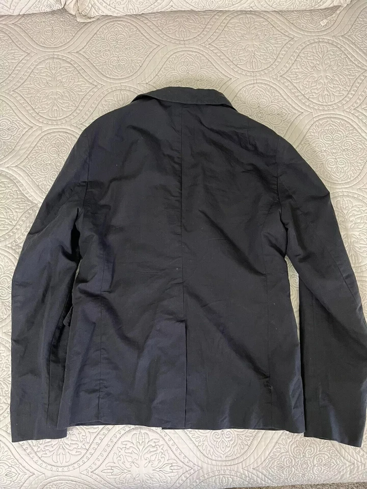 Blazer All Saints Spitalfields para hombre talla 36 regular gris carbón Foto 2 de 3