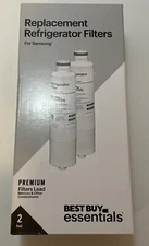2-PK Best Buy Essentials NSF 42/53 Samsung Refrigerator Water Filter Replacement
